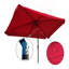 Parasol de marché rectangulaire de 10 pi x 6,5 pi avec manivelle et inclinaison à bouton-poussoir pour jardin de piscine-1690423429