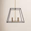 Burley Oak 4-Light Single Geometric Pendant-640473411