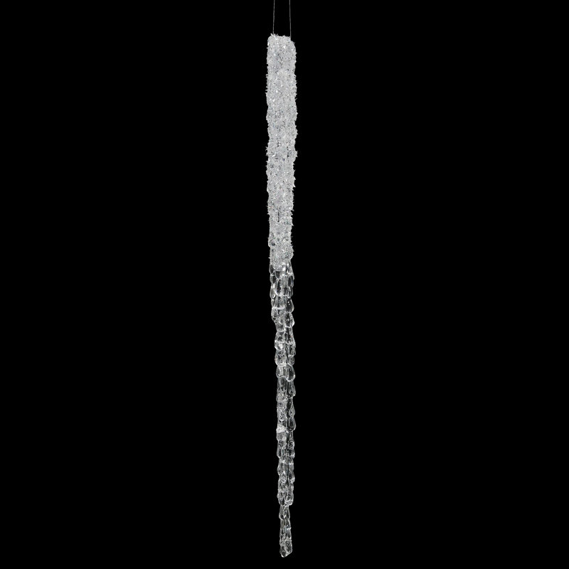 Icicle Ornament, 1.38" H x 1.38" W x 1.38" D