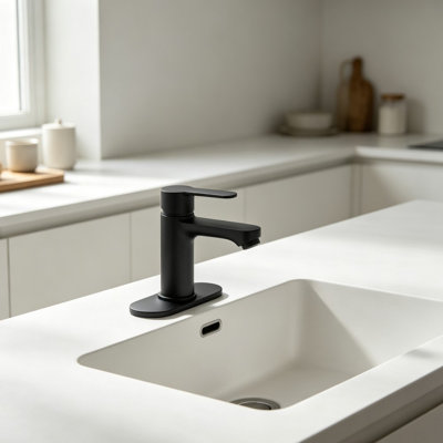 Robinet de salle de bain et de cuisine pour évier de 10 cm (4 po), installation à 1 ou 3 trous