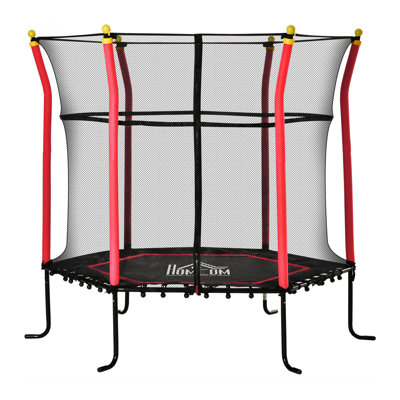HOMCOM Hexagon Kid / Toddler Trampoline