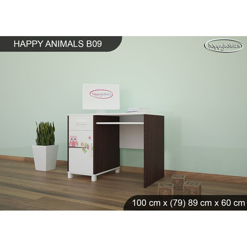 100cm Writing Desk, Chestnut