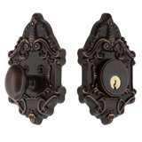 Nostalgic Warehouse Victorian Plate Single Cylinder Deadbolt