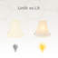 Royal Designs, Inc. BSO-702-16EG-2 Fancy Square Bell Basic Lamp Shade, 7 x 16 x 12.75, Eggshell, 2-Pack-59723230-59723232