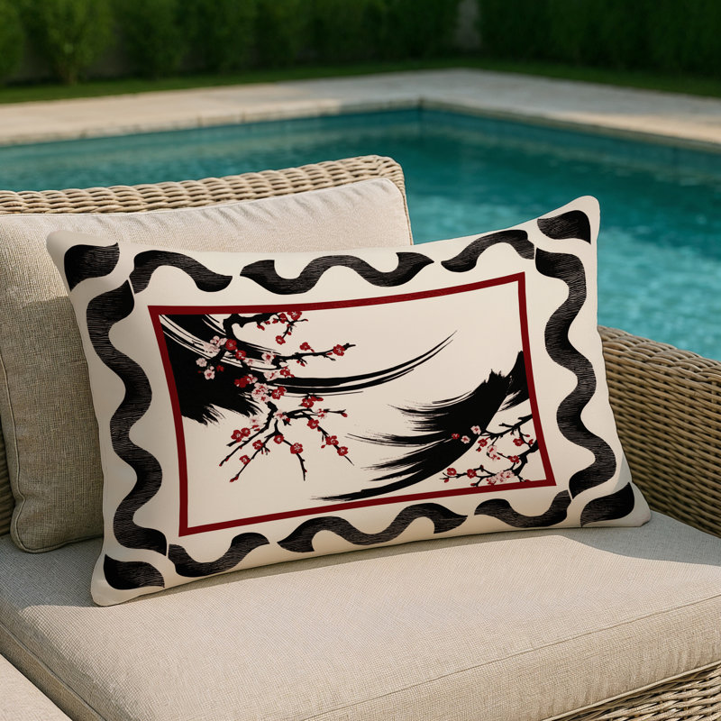 Bough Indoor And Outdoor Pillow, Rectangle 25"H x 18"W