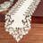 Trailing Vines Embroidered Intricate Cutwork Table Linens-43299689