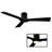 54" Aviator 3 - Blade Outdoor/Indoor Smart Flush Mount Ceiling Fan with Remote Control Included-55456569