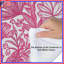 Édredon rose à motif floral-124111525