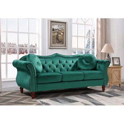 House of Hampton® Coutu 79.5'' Upholstered Sofa & Reviews | Wayfair