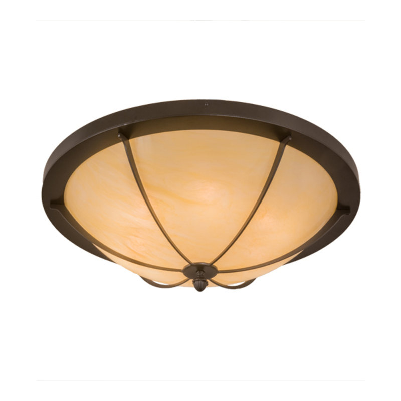 Dominga 6 - Light Flush Mount, Timeless Bronze, 10.5" H x 30" W x 30" D