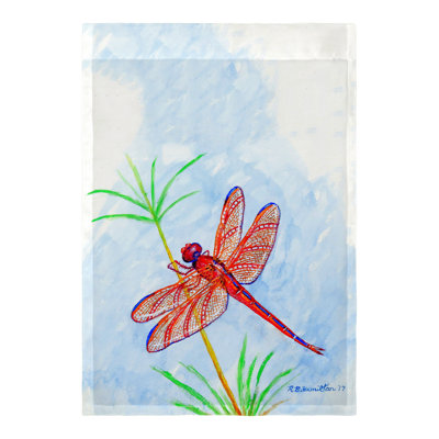 Dragonfly Double Sided Polyester Animal Garden Flag
