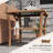 Outsunny Rattan Side Table （Only Include Table)-1481512358