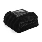 Bubble Faux Fur Throw Blanket
