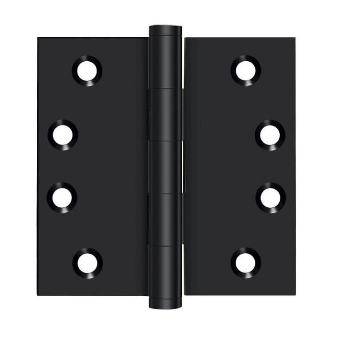 Paire de charnières carrées 4 "x 4" Deltana DSB419, Noir