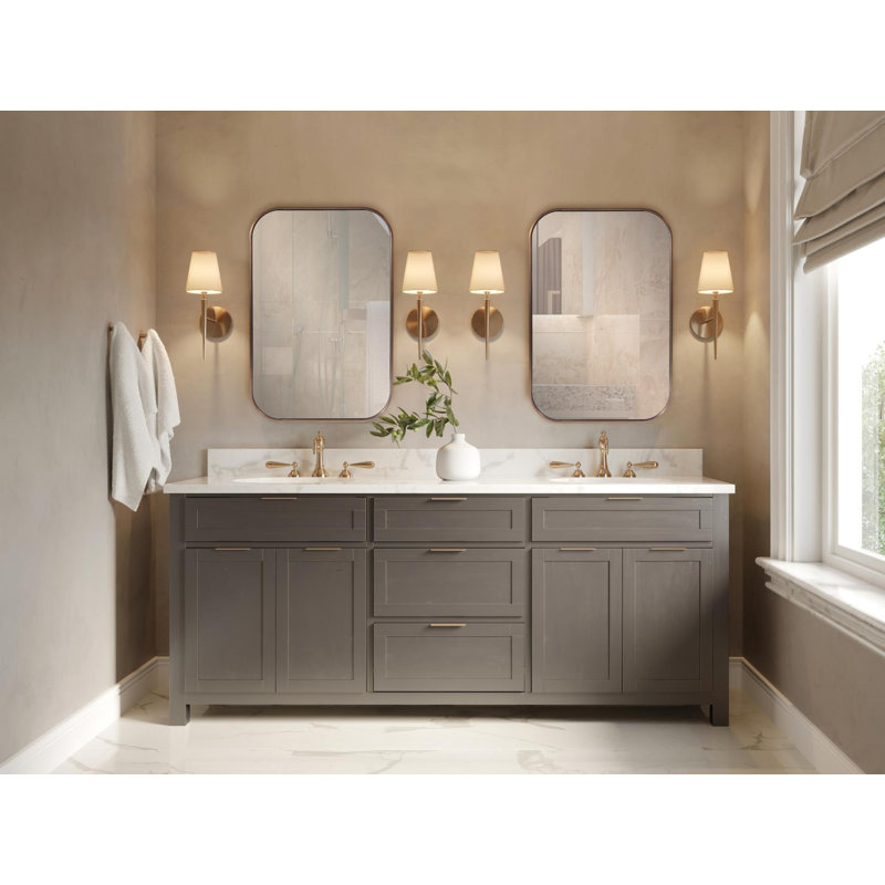 Miroir Milo, Laiton