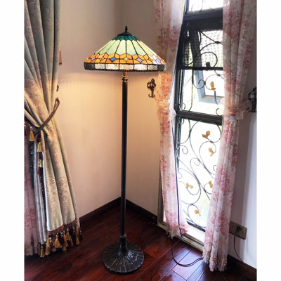 Michelle 61'' Antique Bronze Traditional Floor Lamp