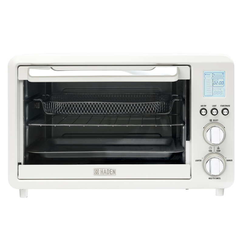HADEN Toaster Oven with Air Fry, Bake, Broil, Toast Functions, White