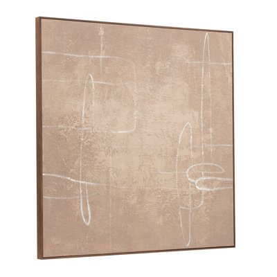 Notion Framed Painting Brown