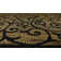 Haggerty Vintage Filigree Textured Weave Black/Khaki Indoor/Outdoor Rug