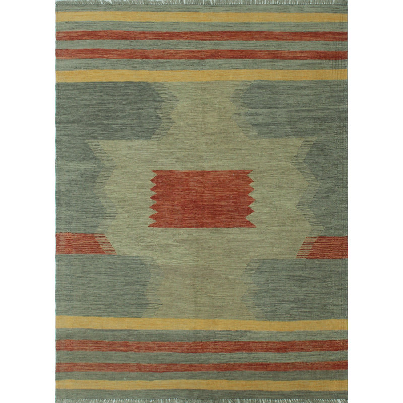 Brinlea Wool Striped Indoor Rug