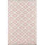Wool Geometric Area Rug in Pink-1800958071