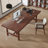 Tan Rectangular Solid Wood desk-701189712
