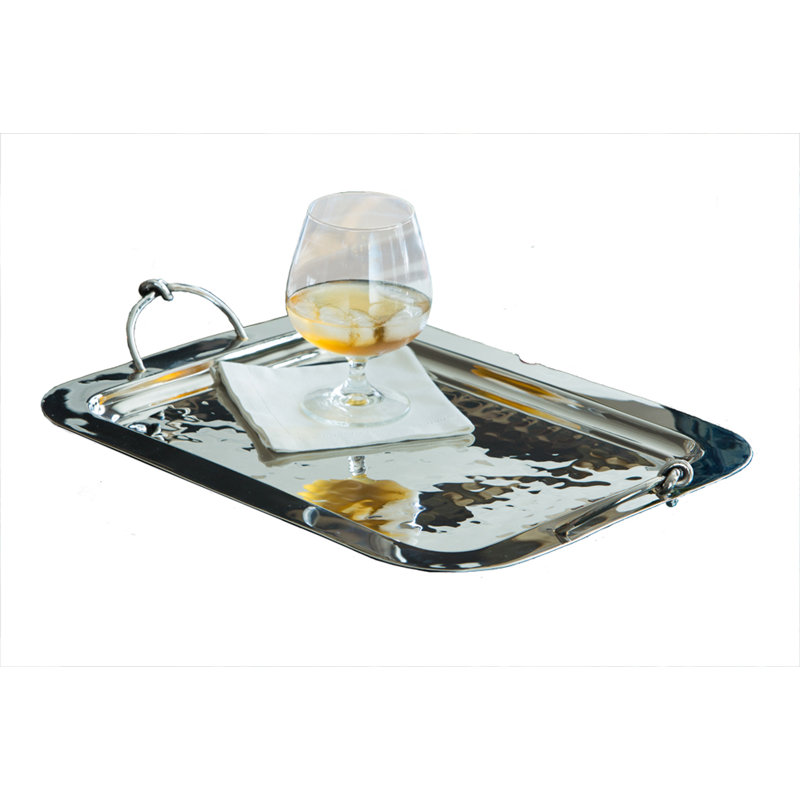 Everly Quinn Shrewsbury Stainless Steel Tray