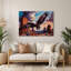 «Southwestern Animals Birds of Prey», art mural en métal 5 bruns-660706996