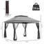 Auvent rétractable 11 pi x 11 pi Outsunny-112831156-112831159