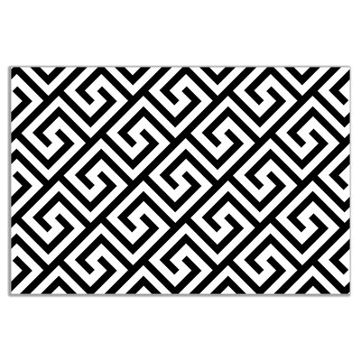 Ancient Greek Pattern - Wrapped Canvas Print