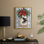 «Christmas Holiday Art XCVI», reproduction d'art encadrée - bois massif