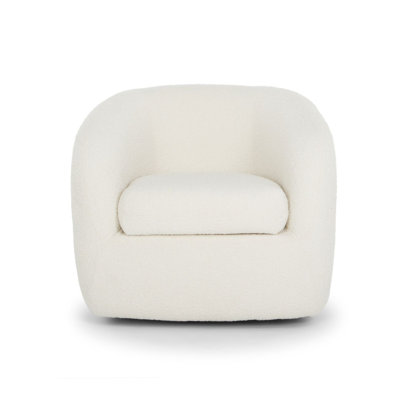 Fauteuil pivotant en polyester 33 po Monty
