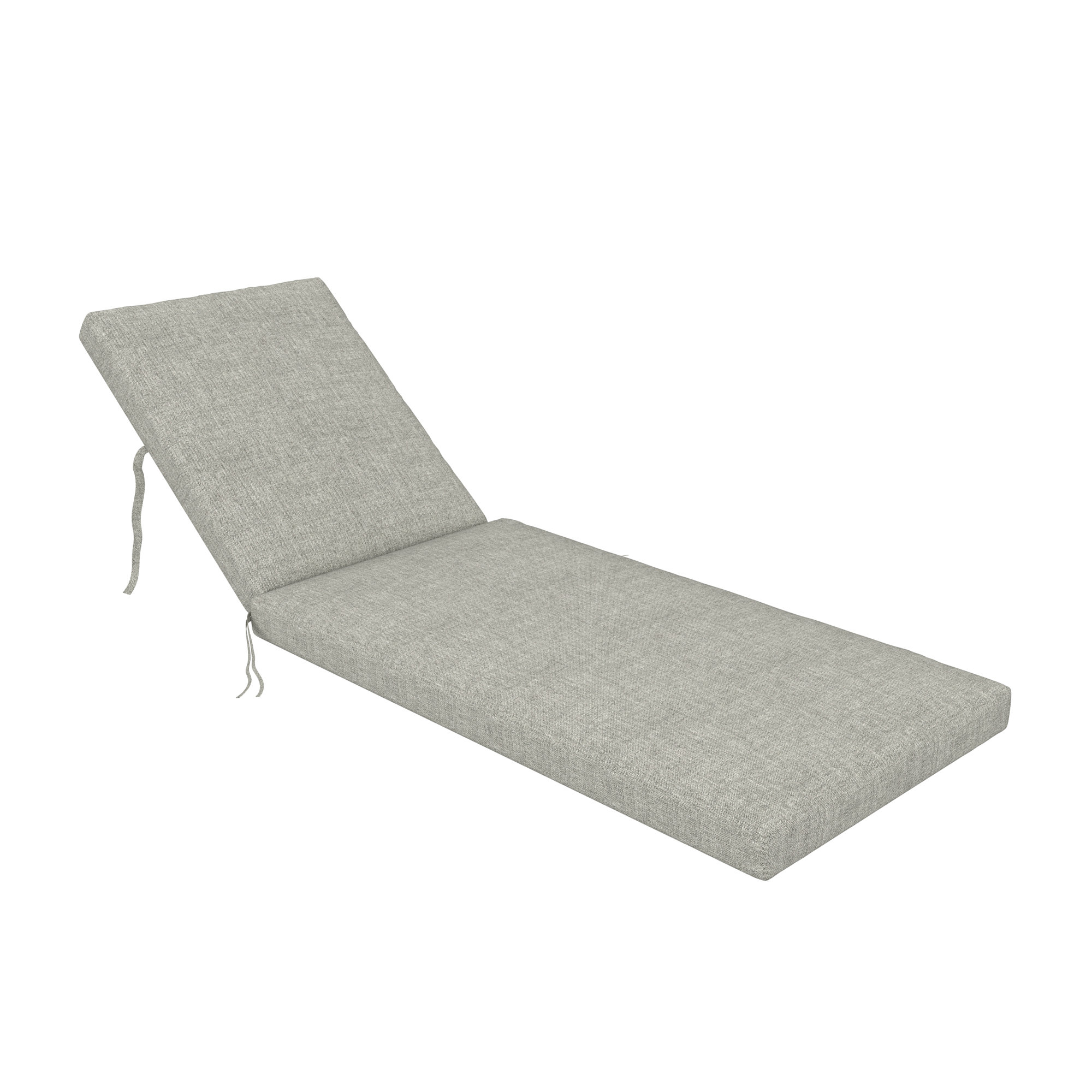 Outdoor Sunbrella® Chaise Lounge Cushion, 3.5" H x 25" W x 47"D, Canvas Granite Sunbrella® Canvas