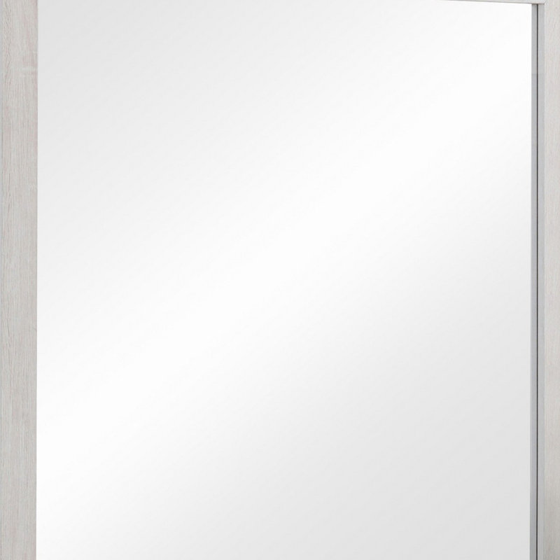 Miroir pour commode à détails de grain