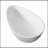 66.9 Inch Freestanding Solid Surface Soaking Bathtub For Bathroom