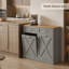 Grande armoire de rangement avec tiroir coulissant et porte de grange-130143620