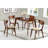 Retro Dining Table With Angled Legs