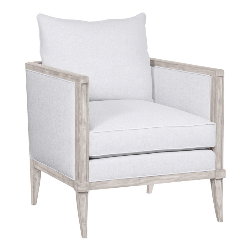 Cameo Armchair, Dove Gray, Navada Snow