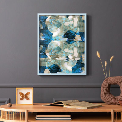 Impression sur cadre Impasto II - bois massif