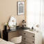 Commode simple de style crème