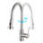 Stainless Steel Pull Down Kitchen Faucet With Soap Dispenser In Brushed Nickel - To Scratches, Rust, And Spots, 360 Swivelable Hose Scratches Spot , Rotate-1485681874
