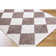 Rectangle Kyro Geometric Machine Woven Polyester Area Rug in Light Beige