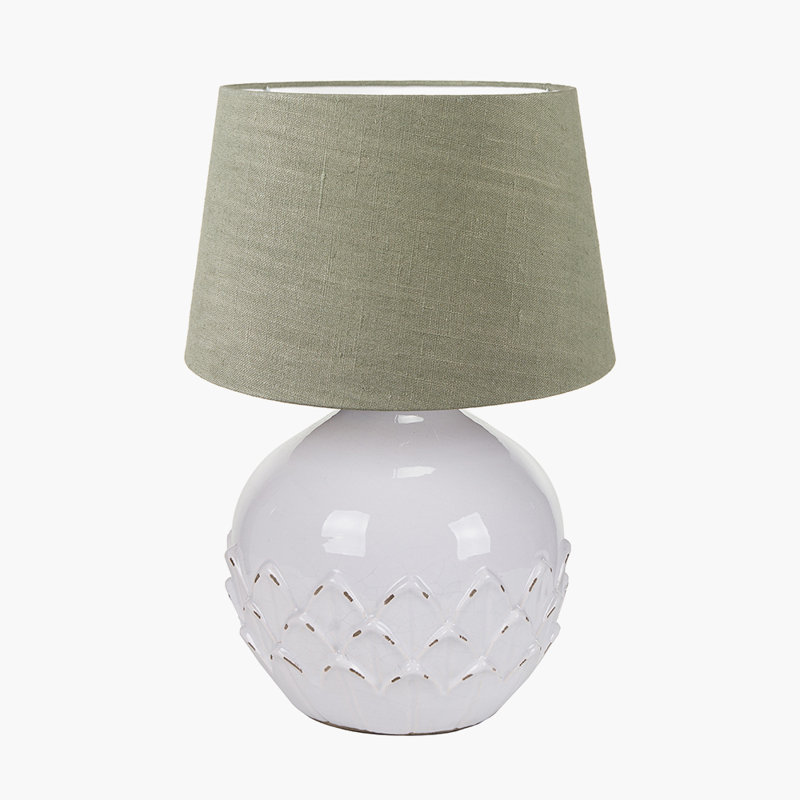 Benonie Ceramic Table Lamp, 14.17" H x 9.84" W x 9.84" D