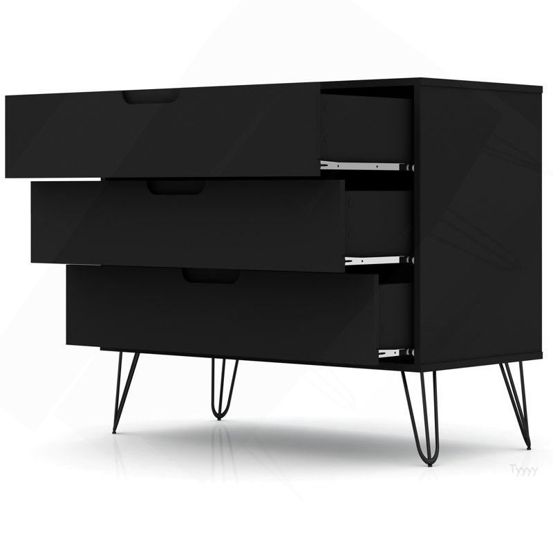 Commode noire, Noir
