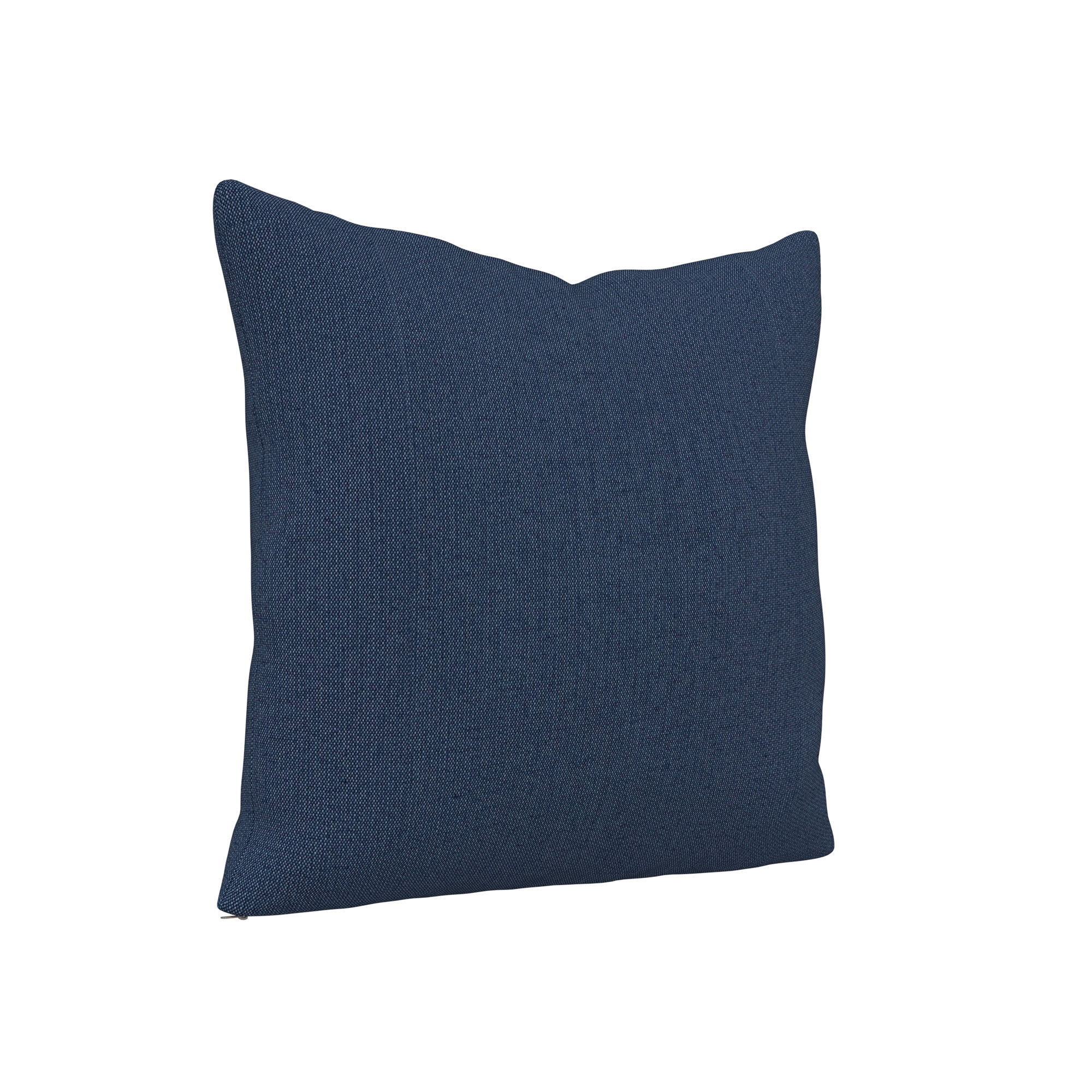 Indoor/Outdoor Throw Pillow, Square 24", Spectrum Indigo Sunbrella® Plainweave