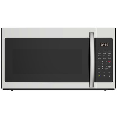 Magnavox Pi. Four à micro-ondes au-dessus de la cuisinière, micro-ondes OTR 1000 watts, évent 300 CFM, 11 niveaux de puissance, affichage à DEL, verrouillage pour enfants, acier inoxydable