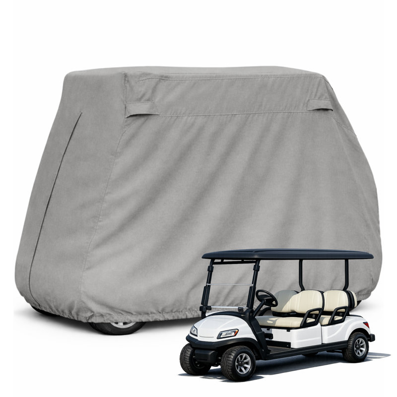 Housse de rangement pour voiturette de golf 4 places pour toit 80 po gris, gris