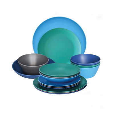 16 Pc Melamine Dinnerware Set