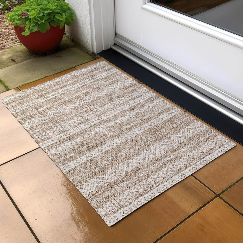  Cean Non-Slip Door Mat, Rectangle 1'8" x 2'6"