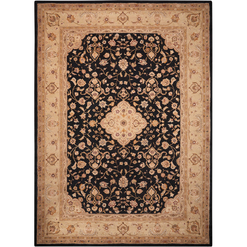 Tapis oriental en laine touffeté à la main Lundeen, Rectangle de 1 pi 5 po x 2 pi 3 po